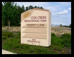 Stucco Monument Sign for Serenity Lane in Albany Oregon