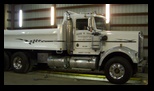 Decoration and Lettering a dump truck for Bodie Israel